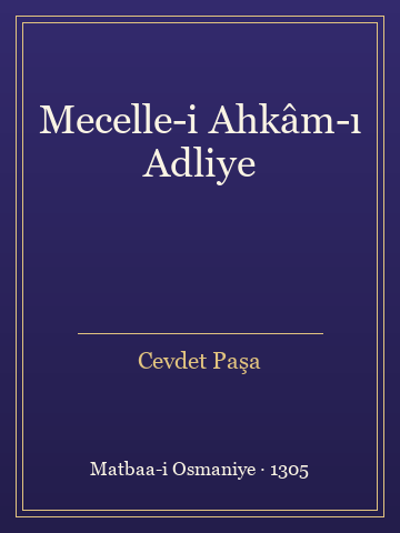 Mecelle-i Ahkâm-ı Adliye (Karton Kapak) - Cevdet Paşa kitap kapağı 3