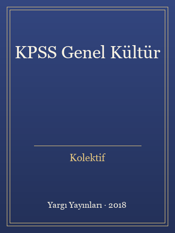 KPSS Genel Kültür - Kolektif kitap kapağı 2