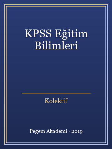 KPSS Eğitim Bilimleri (Ciltli) - Kolektif kitap kapağı 2