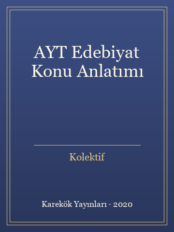 AYT Edebiyat Konu Anlatımı (Karton Kapak) - Kolektif kitap kapağı 2