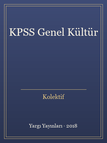 KPSS Genel Kültür (Karton Kapak) - Kolektif kitap kapağı 3