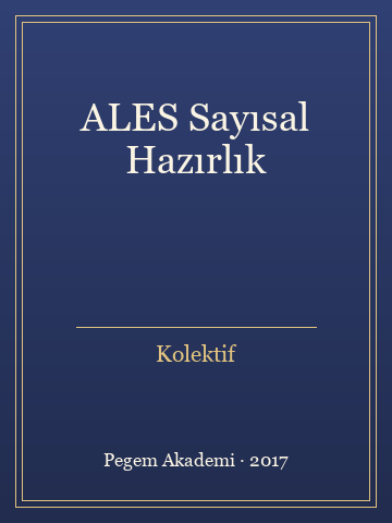 ALES Sayısal Hazırlık (Karton Kapak) - Kolektif kitap kapağı 2