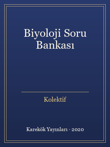 Biyoloji Soru Bankası (Karton Kapak) - Kolektif kitap kapağı 2
