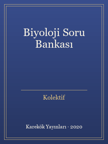 Biyoloji Soru Bankası (Karton Kapak) - Kolektif kitap kapağı 3