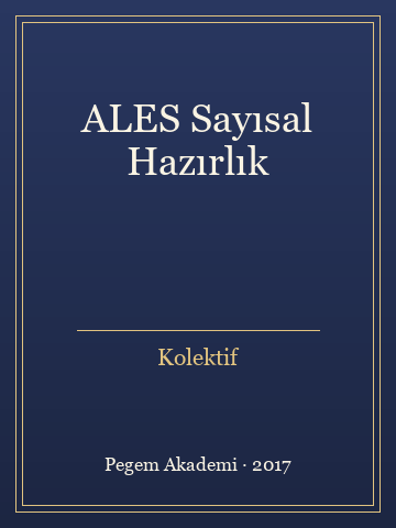 ALES Sayısal Hazırlık (İlk Baskılardan)