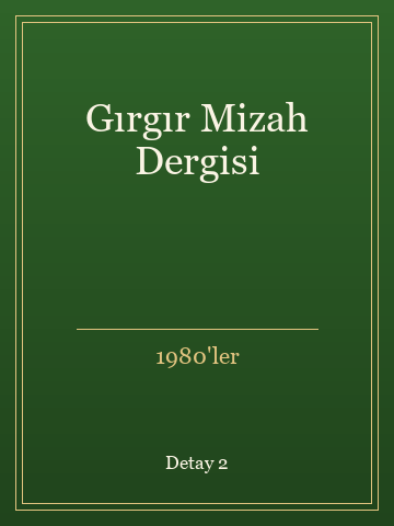 Gırgır Mizah Dergisi (Ciltli) kitap kapağı 3