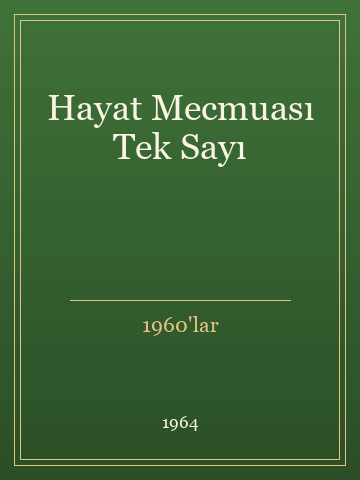 Hayat Mecmuası Tek Sayı (Karton Kapak)