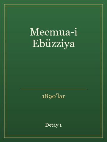 Mecmua-i Ebüzziya kitap kapağı 2