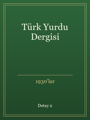 Türk Yurdu Dergisi (Ciltli) kitap kapağı 3