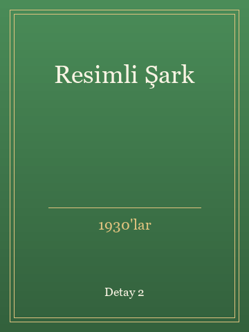 Resimli Şark (Ciltli) kitap kapağı 3