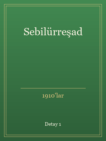 Sebilürreşad (İlk Baskılardan) kitap kapağı 2