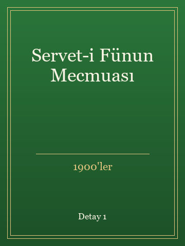 Servet-i Fünun Mecmuası (Yeni Baskı) kitap kapağı 2